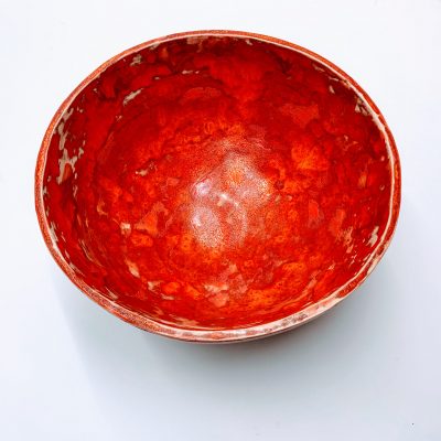 rode schaal, red bowl